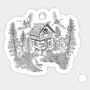 Bird House Sticker